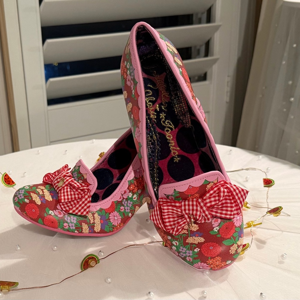 Sold Out Rare HTF Retired Irregular Choice Kanjanka Statement Heels, size 8/39 - Picture 4 of 17